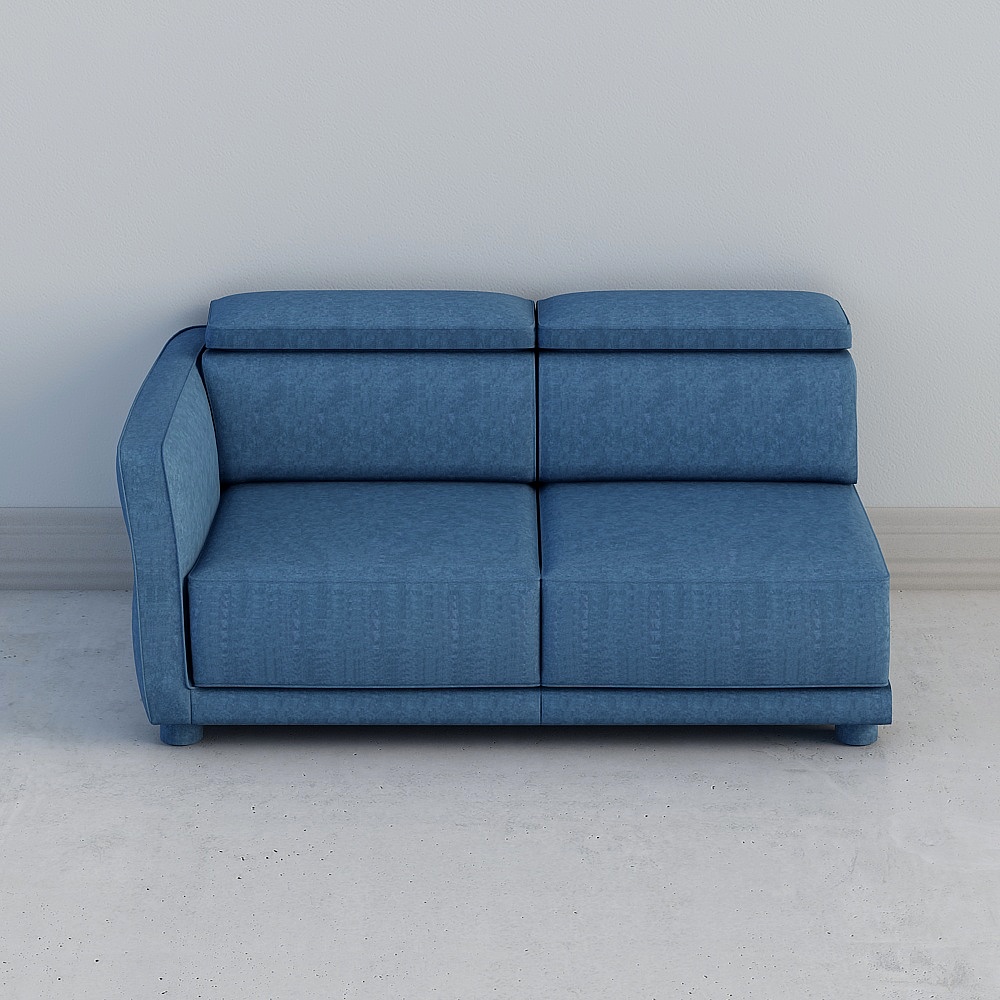 9167_ Natuzzi M&oacute;dulo com 2 Assentos Notturno Italia