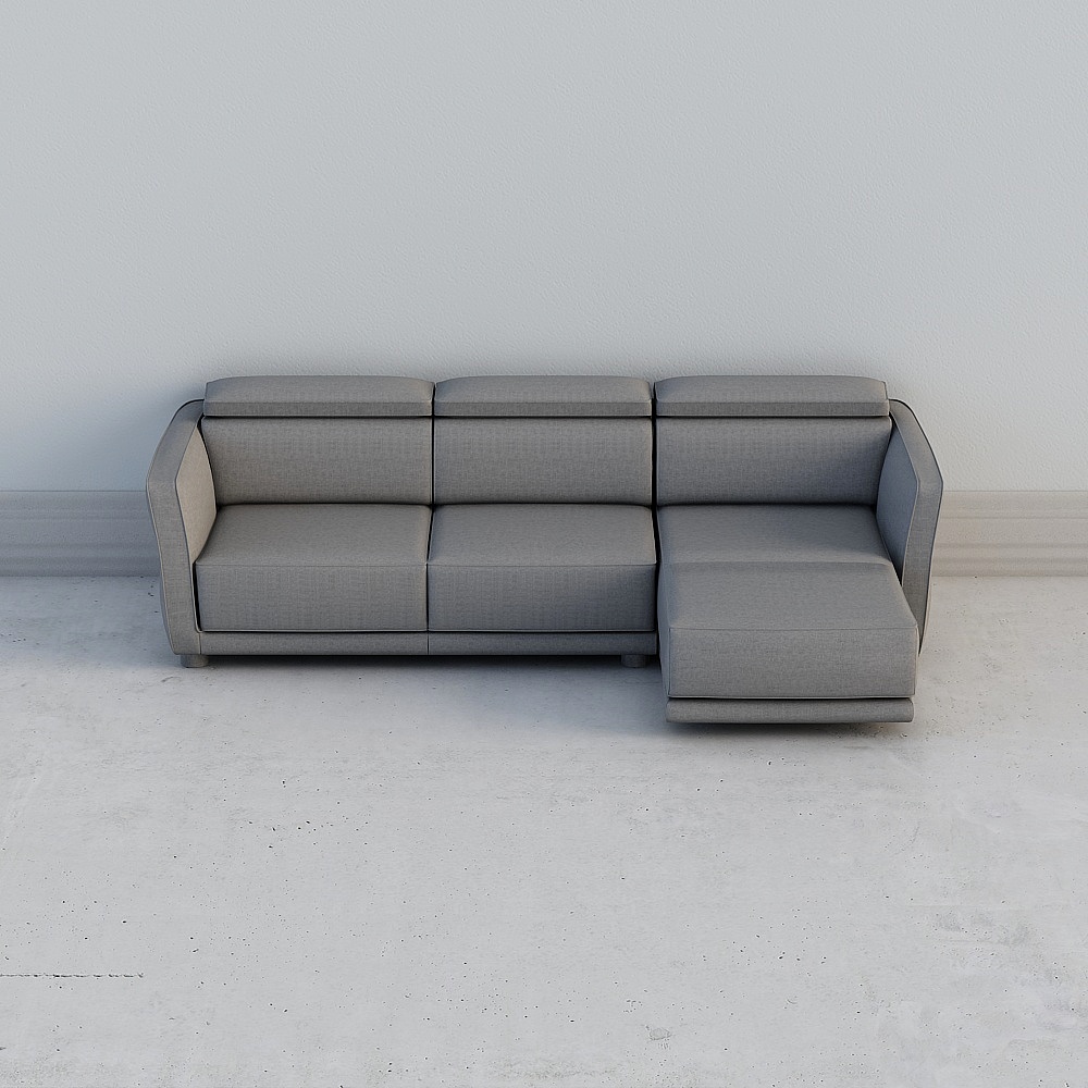 Divano Modulare Notturno con Chaise 2784 - Natuzzi