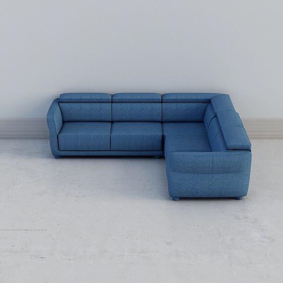 Urban Comfort 3D model Sofa in Modern Minimalism