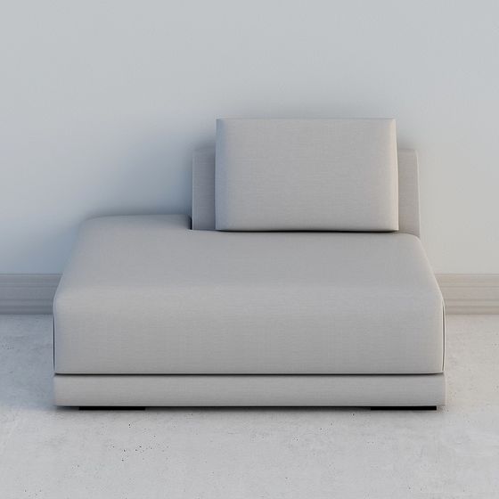 Urban Comfort Corner Chair 3D model