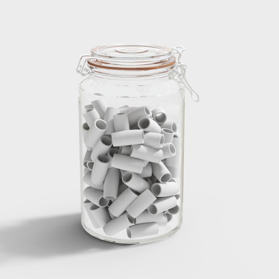 モダンナッツガラスストレージジャー