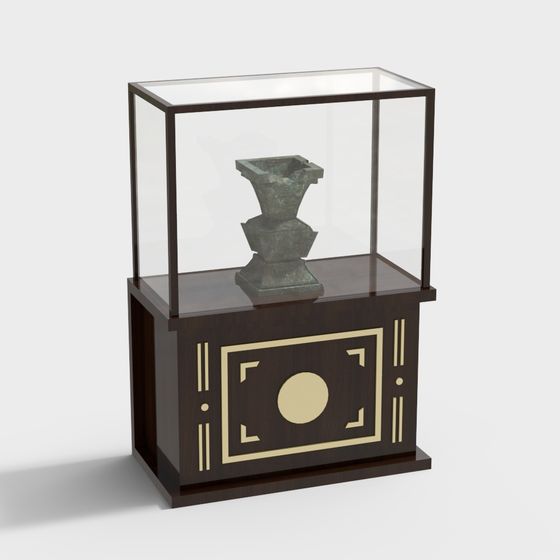 Art Deco Display Case 3D model