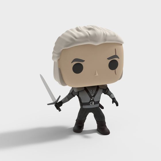 Funko Pop! Warrior 3D model for Creative Projects