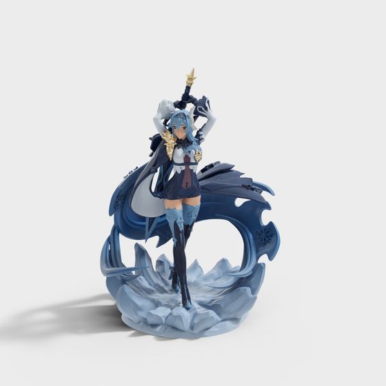 Frost Warrior 3D Model