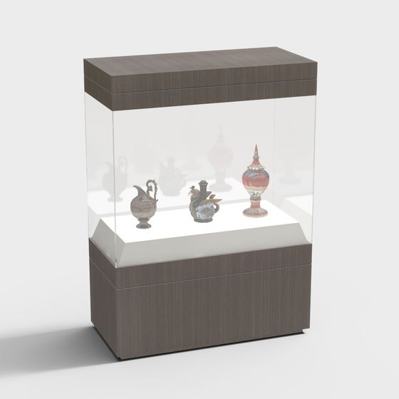 Stylish Showcase Display Cabinet 3D model