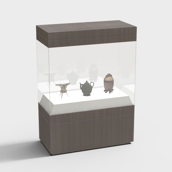Elegant Display Cabinet 3D model for Creative Projects