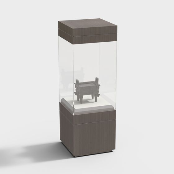 Antique Display Cabinet 3D model for Creative Projects