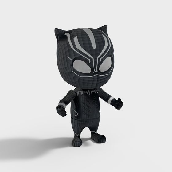 Black Panther Cubby 3D model for Creative Projects