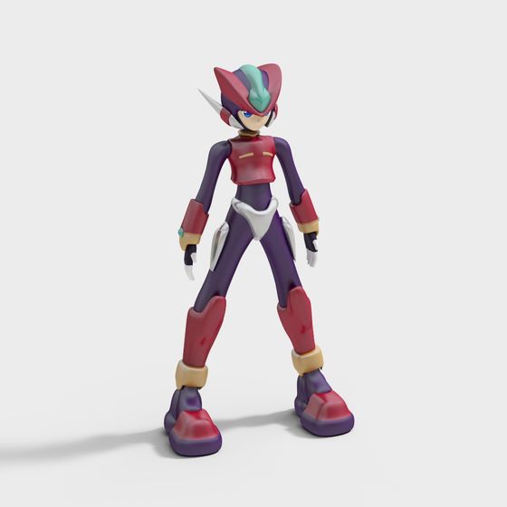 Cyber Warrior 3D model