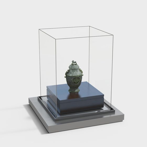 Antique Vase Low-Poly 3D model