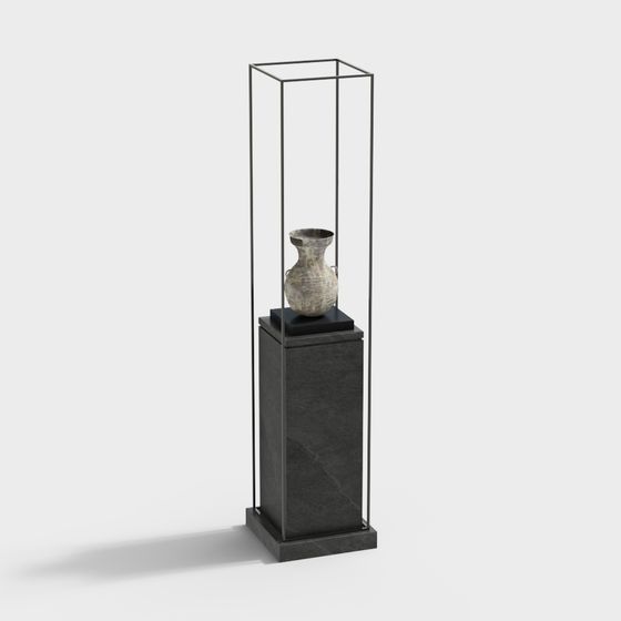 Antique Display Stand 3D model