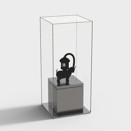 Glass Cage Cow Lantern 3D model for Unique Designs