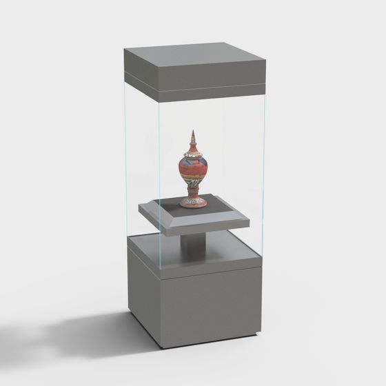Museum Display Case 3D model