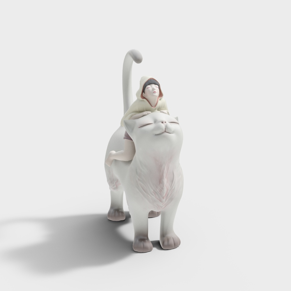 toy cat figure