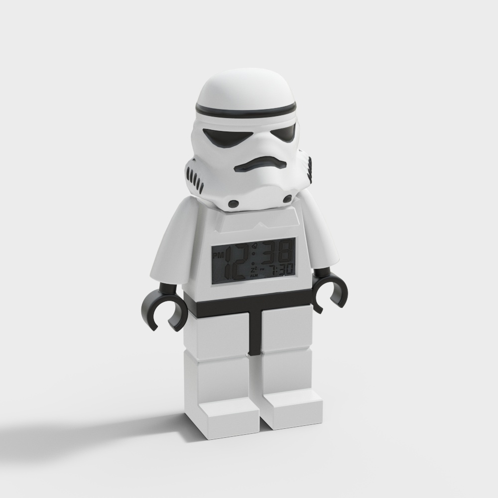 LEGO Stormtrooper Alarm Clock 3D model