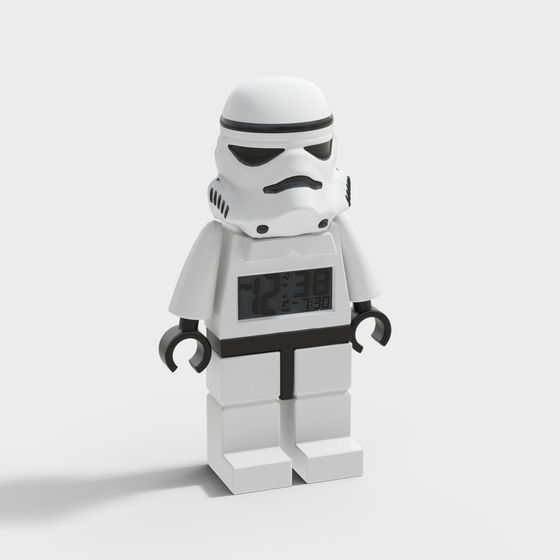 LEGO Stormtrooper Alarm Clock 3D model