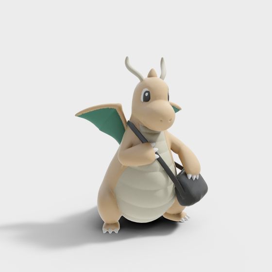 Little Dinosaur Traveler 3D model