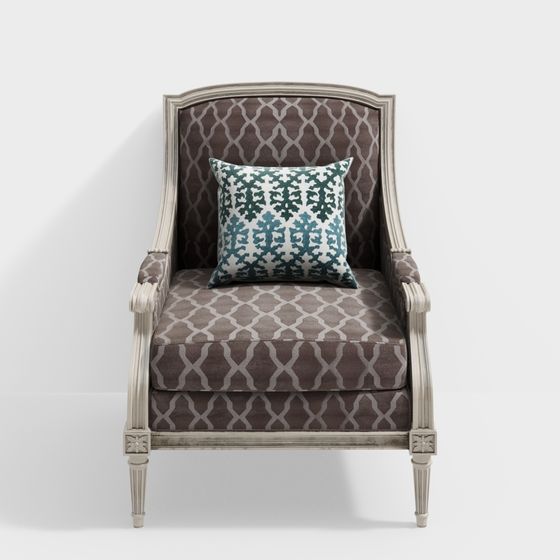 Retro Luxe Sofa 3D model