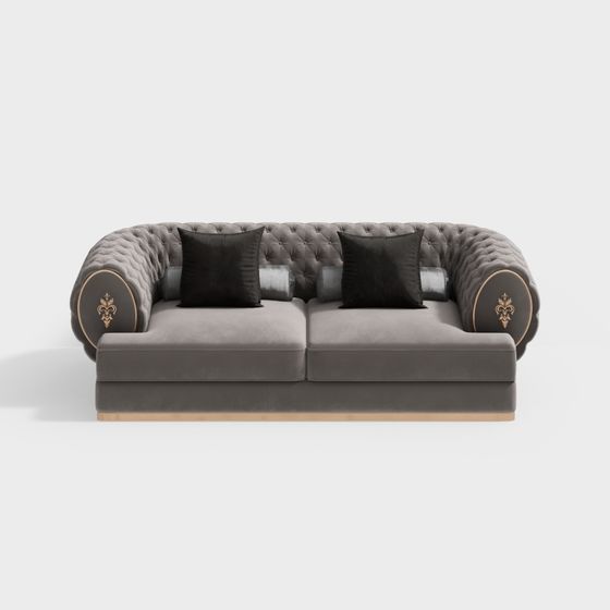 Elegance Lounge 3D model - Luxurious Sofa Design