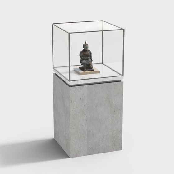 Ancient Warrior 3D Model - Low Poly Design