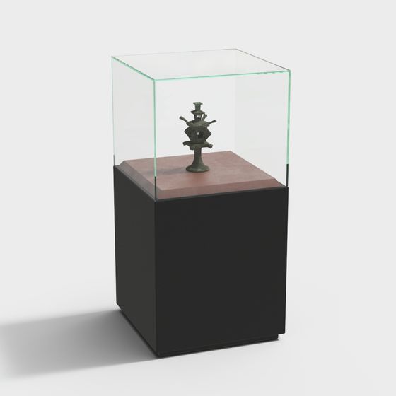 Bronze Lighthouse 3D model with Low-Poly Design