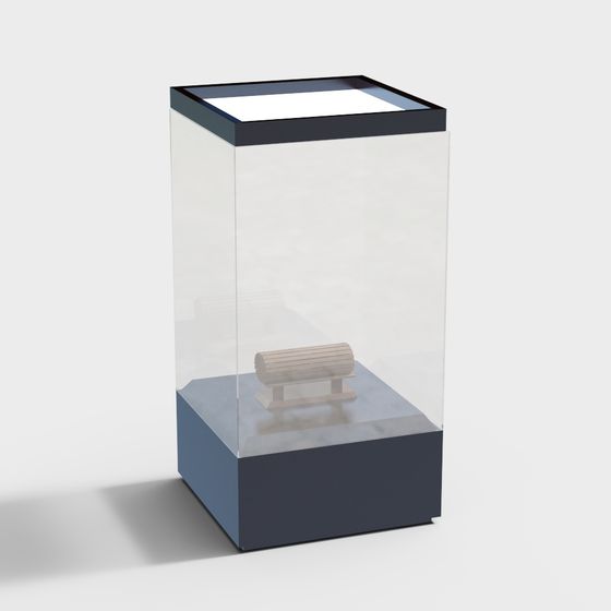 Stylish Showcase 3D model for Modern Interiors