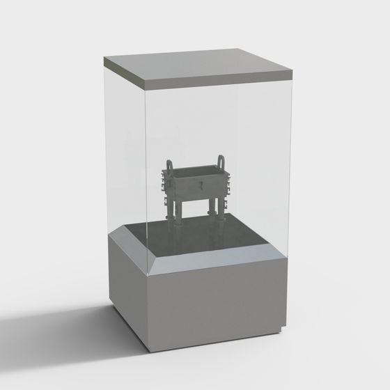 Elegant Low-Poly Ancient Civilization 3D Model