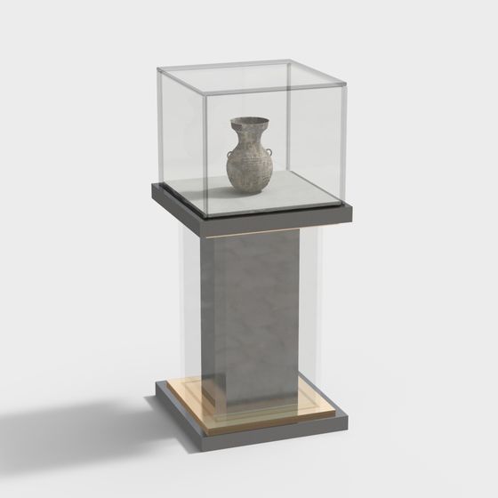 Museum Display Cabinet 3D model