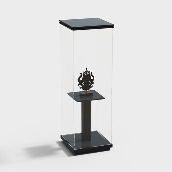 Elegant Showcase 3D model for Digital Art