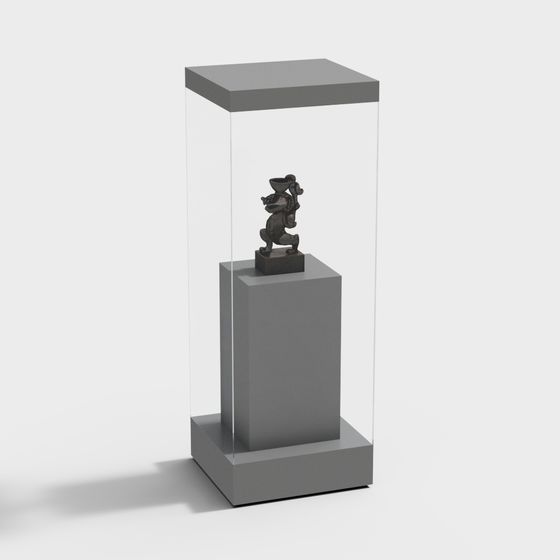 Abstract Low-Polygon Sculpture 3D model