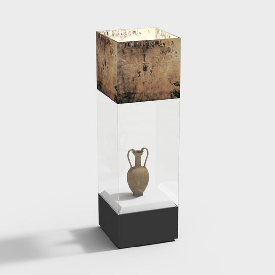 Antique Style Display Case 3D model for Modern Projects
