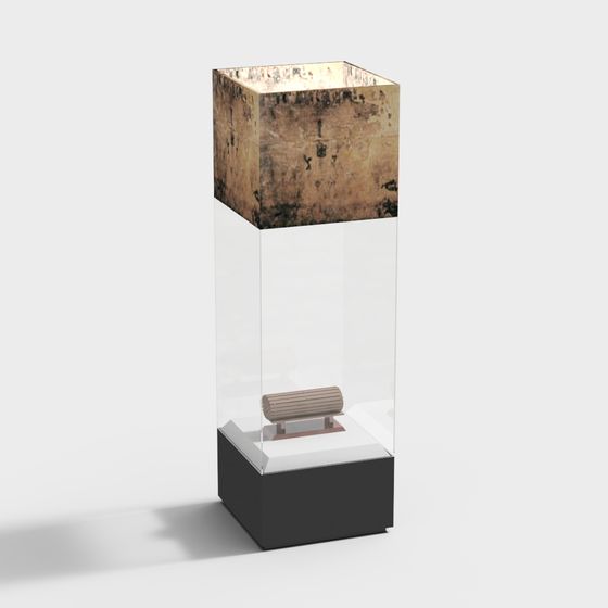 Timeless Box 3D model merging Vintage and Contemporary Styles