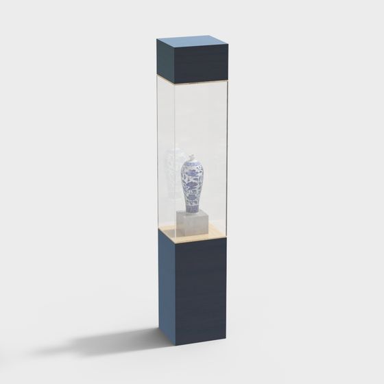 Stylish Display Cabinet 3D Model for Creative Projects