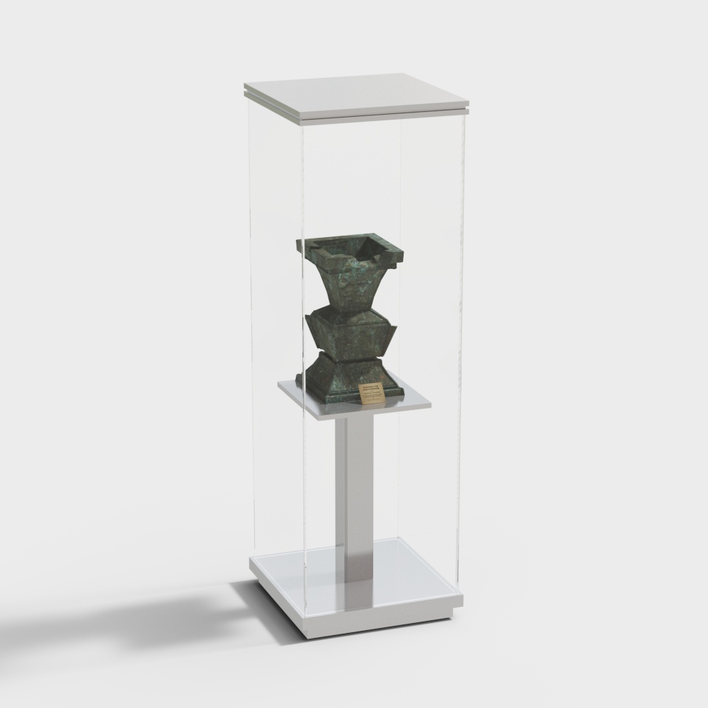 Estantería de exhibición de museo