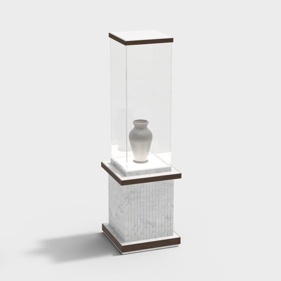Elegant Display Cabinet 3D model for Creative Projects