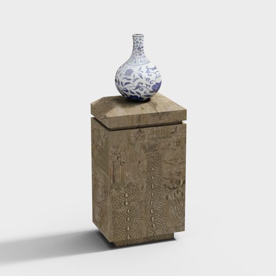 Ancient Elegance Vase 3D model