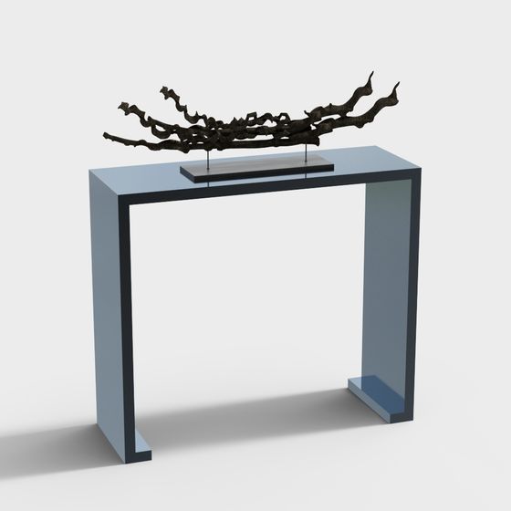 Abstract Art Table 3D model for Creative Designs