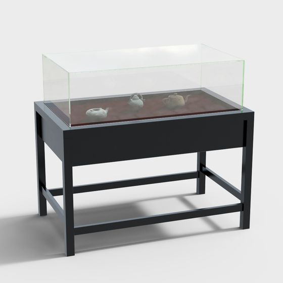 Stylish Display Cabinet 3D Model for Contemporary Spaces