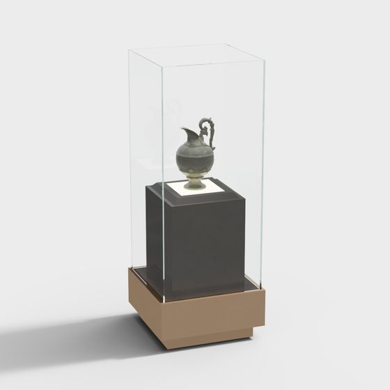 Museum Display Cabinet 3D model