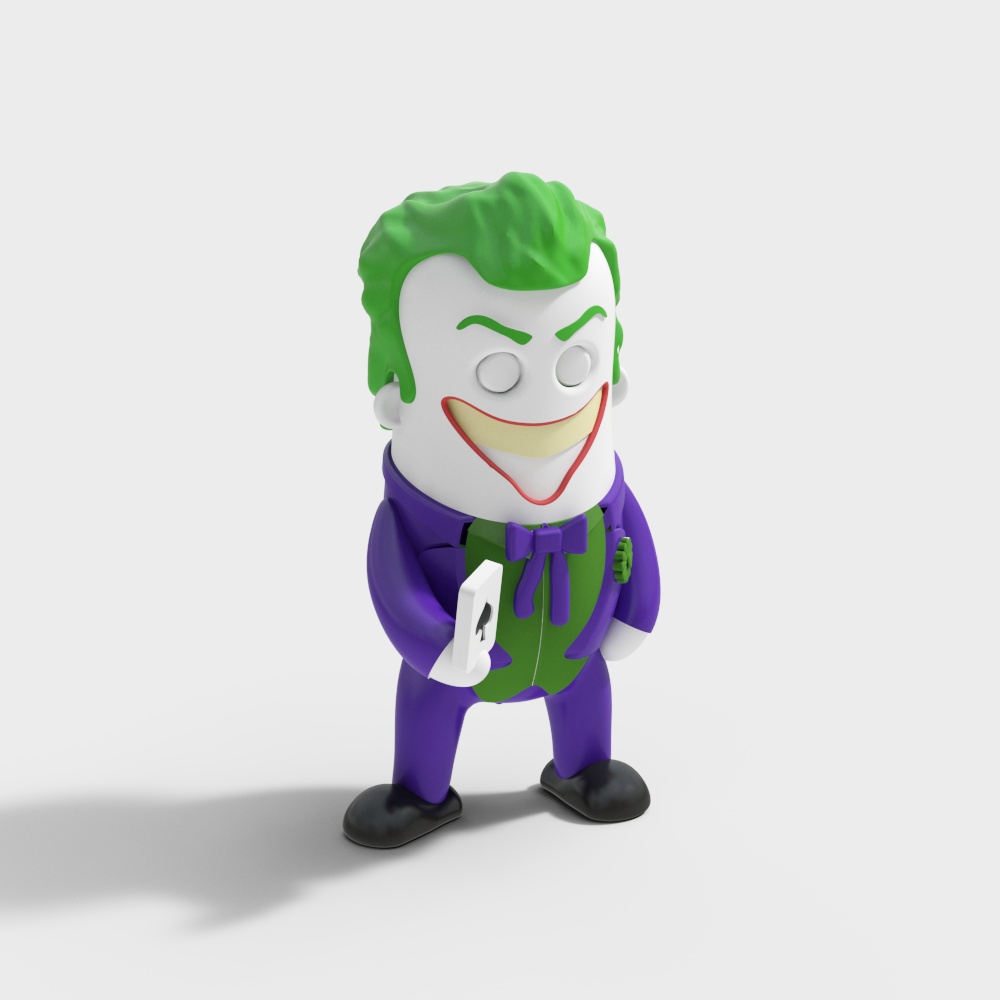 Vibrant Clown Character 3D model