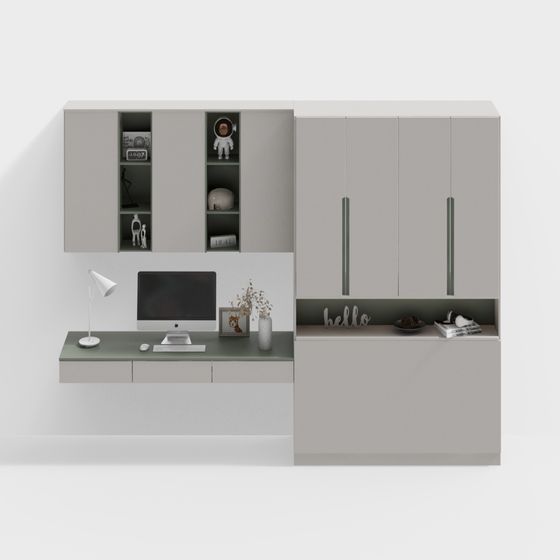 Gray Tatami 3D Model for Traditional Interiors