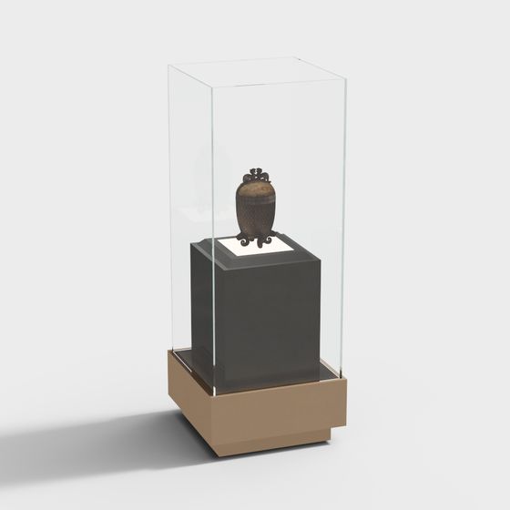 Antique Showcase 3D model