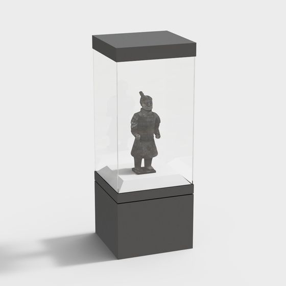 Ancient Warrior Statue 3D model