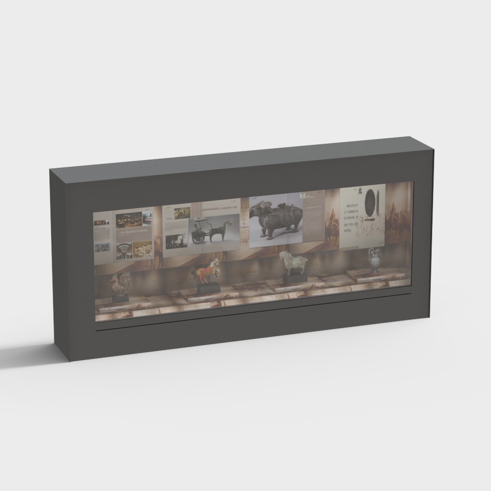 Cửa sổ trưng bày trong hội trường triển lãm