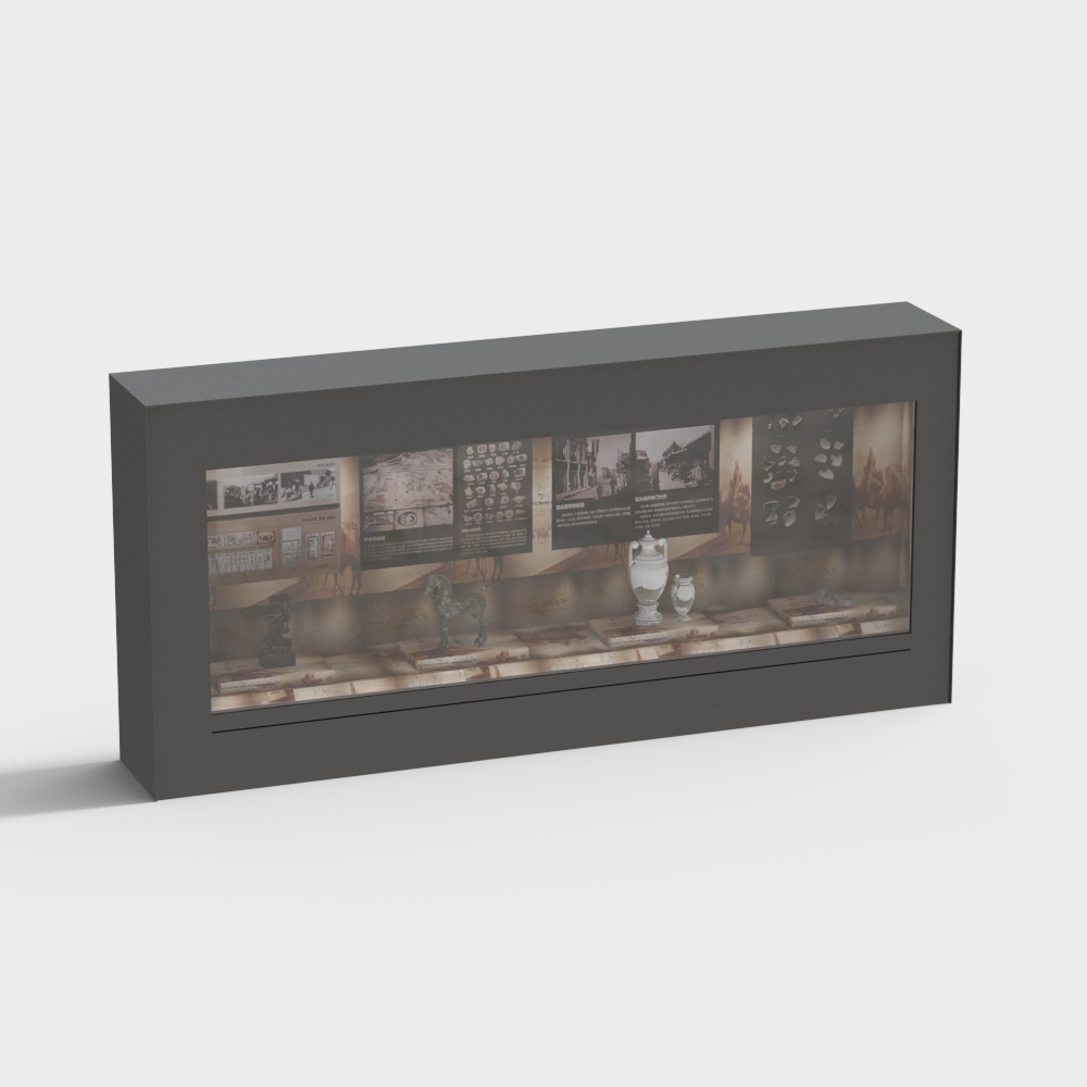 Cửa sổ trưng bày trong hội trường triển lãm