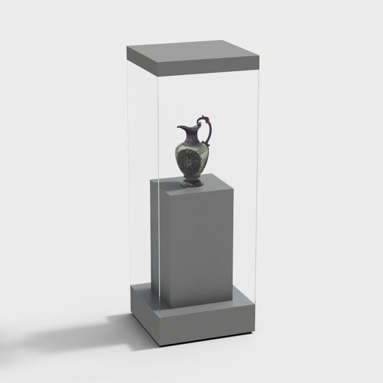 Antique Vase Display Stand 3D model