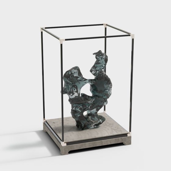 Flowing Sculpture 3D model - Ideal for Creative Projects