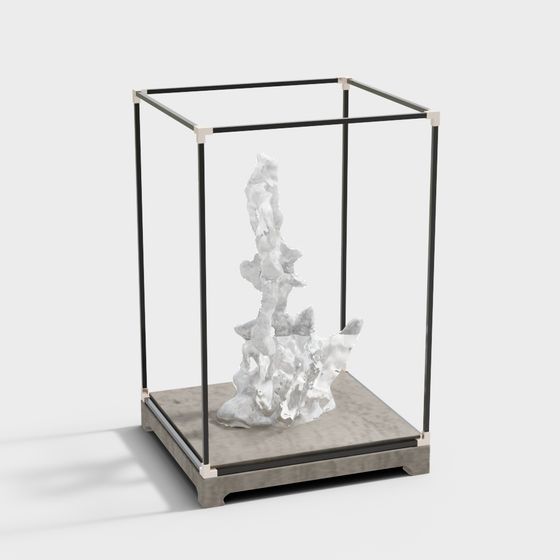 Crystal Tower 3D model for Creative Projects