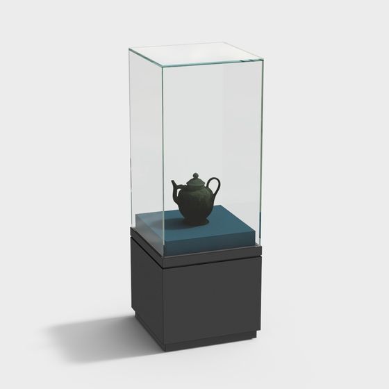Antique Display Cabinet 3D model
