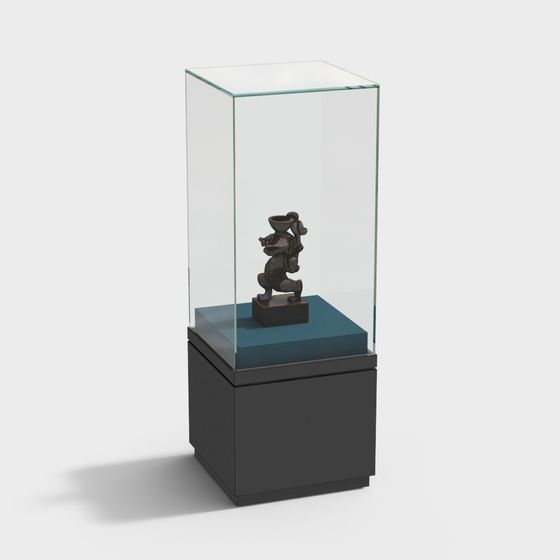 Antique Display Cabinet 3D model for Creative Projects